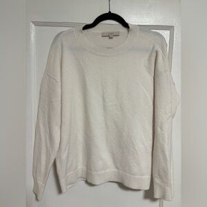 LOFT Ivory Knit Sweater